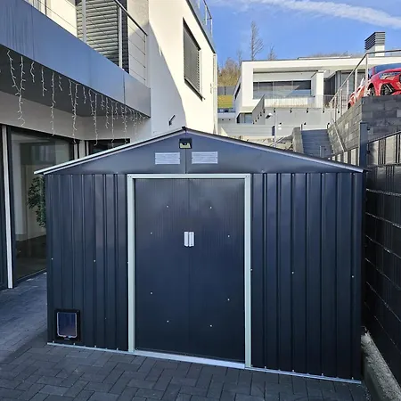 Mit Grosser Terrasse Und Stadtview شقة *