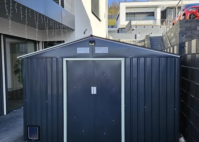 Mit Grosser Terrasse Und Stadtview شقة *